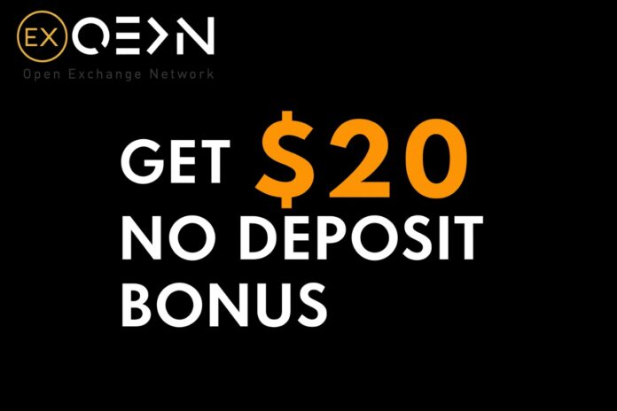 OEXN $20 No Deposit Bonus for African Traders