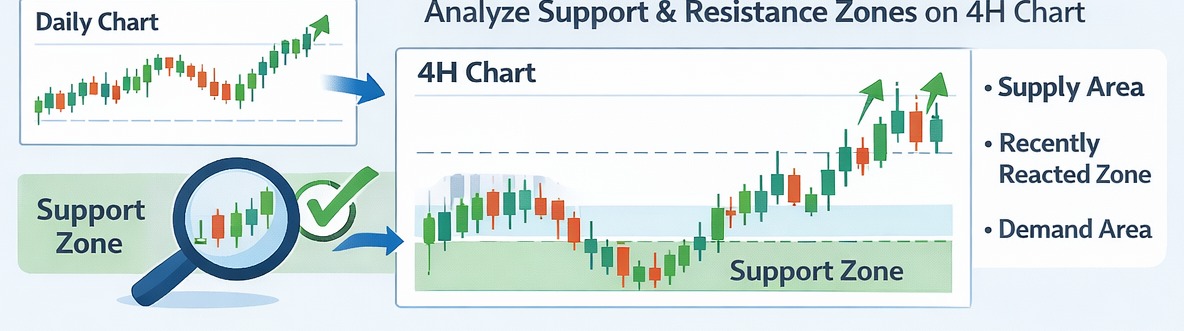 Move to the 4-Hour Chart
